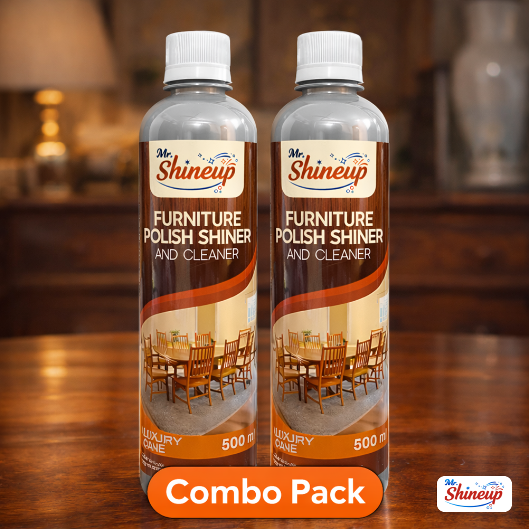 Mr Shineup Furniture Polish Shiner & Cleaner 500ml – Wood Polish Spray for Table, Sofa, Cabinet & Floor Shine
