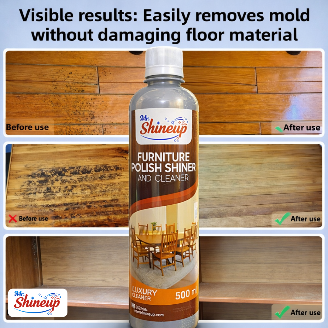 Mr Shineup Furniture Polish Shiner & Cleaner 500ml – Wood Polish Spray for Table, Sofa, Cabinet & Floor Shine