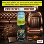 Mr Shineup All-in-One Leather Cleaner & Conditioner 500ml – Restore Shine for Shoes, Bags & Car Seats