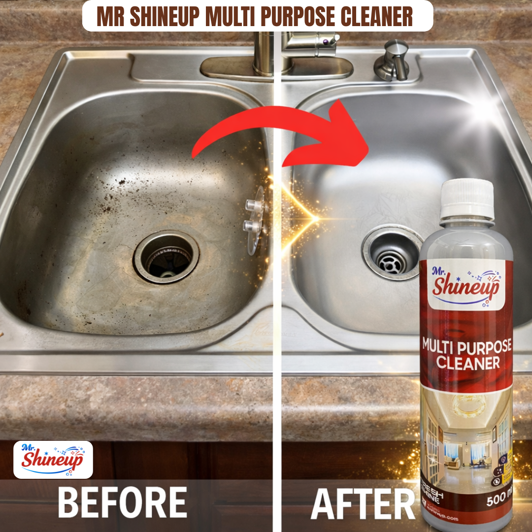 Mr Shineup Multi Purpose Cleaner 500ml – Powerful Multi Surface Cleaner for Floor, Tiles, Marble, Basin & Toilet | Deep Cleaning & Shine