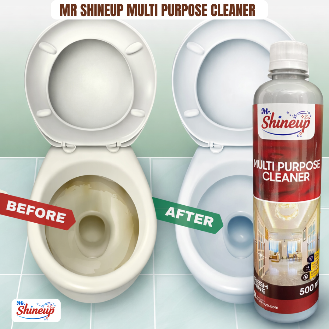 Mr Shineup Multi Purpose Cleaner 500ml – Powerful Multi Surface Cleaner for Floor, Tiles, Marble, Basin & Toilet | Deep Cleaning & Shine