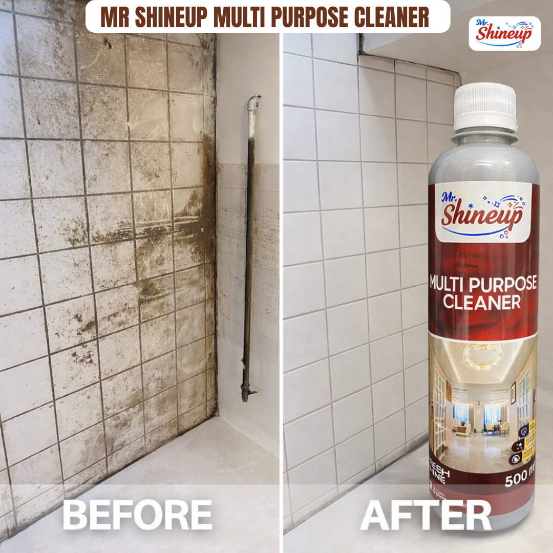 Mr Shineup Multi Purpose Cleaner 500ml – Powerful Multi Surface Cleaner for Floor, Tiles, Marble, Basin & Toilet | Deep Cleaning & Shine