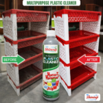 Mr. Shineup Multipurpose Plastic Cleaner 500ml – Plastic Chair, Table, Bucket, Rack & Almari Cleaner, Remove Black & Red Stains