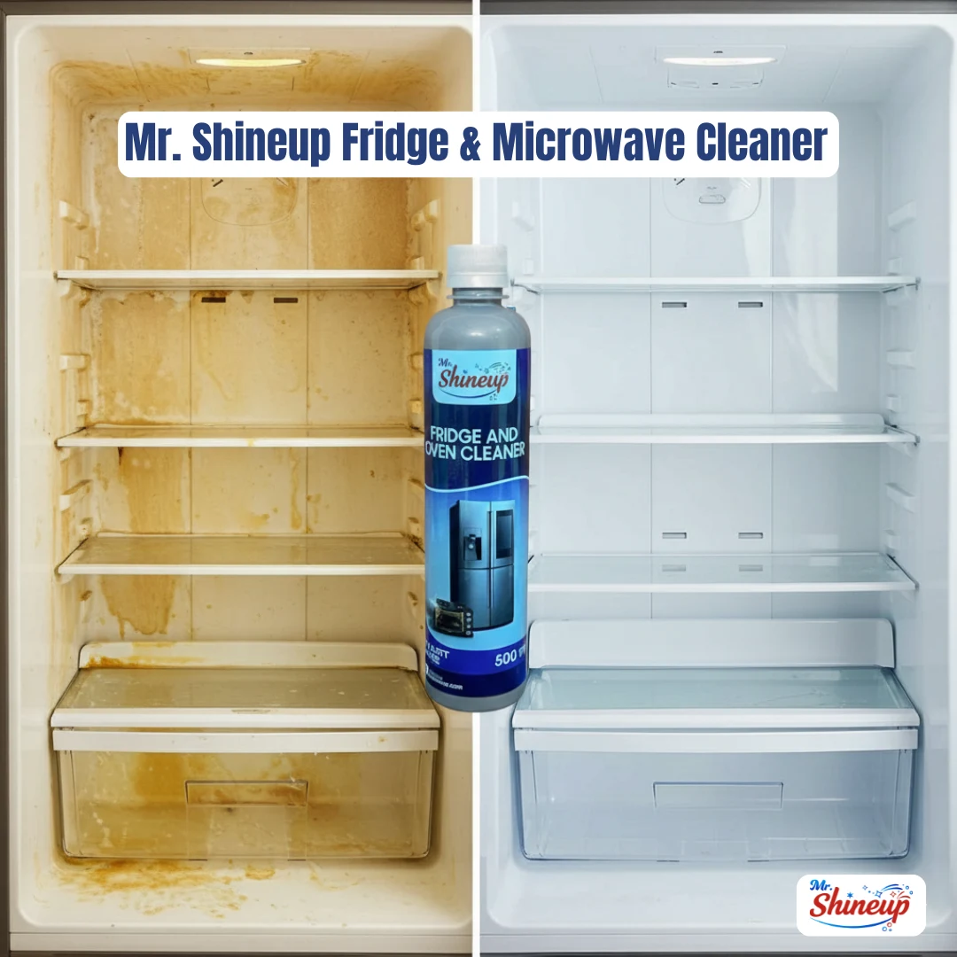 Mr Shineup Fridge Cleaner & Microwave Spray 500ml – Deep Clean + Odour Neutralising Formula