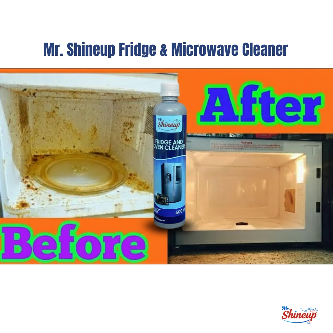 Mr Shineup Fridge Cleaner & Microwave Spray 500ml – Deep Clean + Odour Neutralising Formula