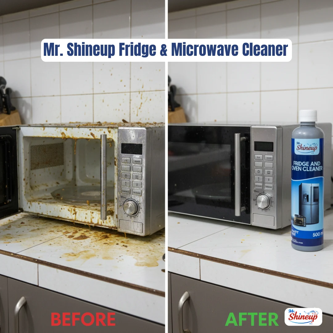 Mr Shineup Fridge Cleaner & Microwave Spray 500ml – Deep Clean + Odour Neutralising Formula