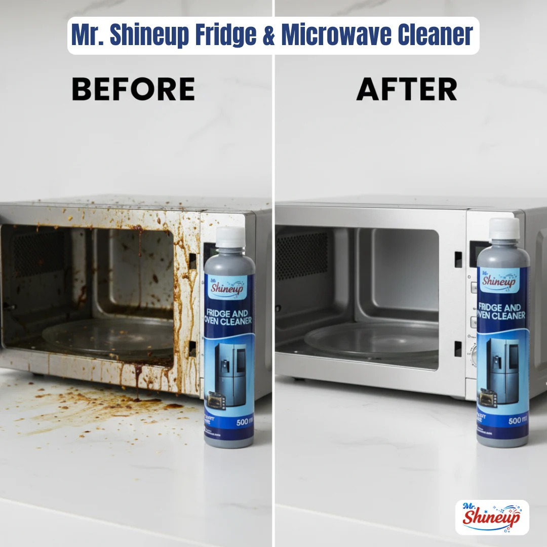 Mr Shineup Fridge Cleaner & Microwave Spray 500ml – Deep Clean + Odour Neutralising Formula