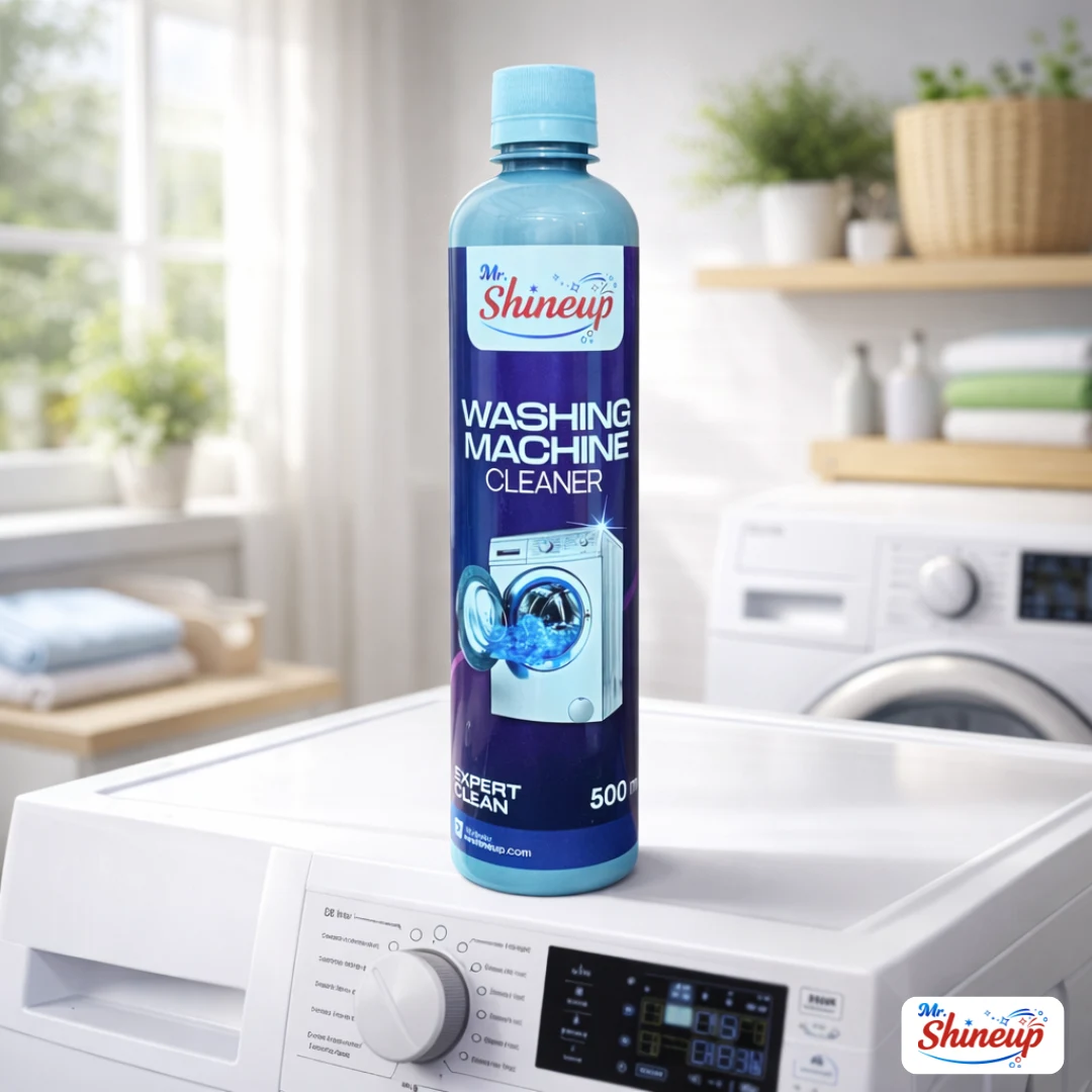 Mr Shineup Washing Machine Cleaner 500ml – Deep Cleaning Liquid for Top & Front Loading Washers