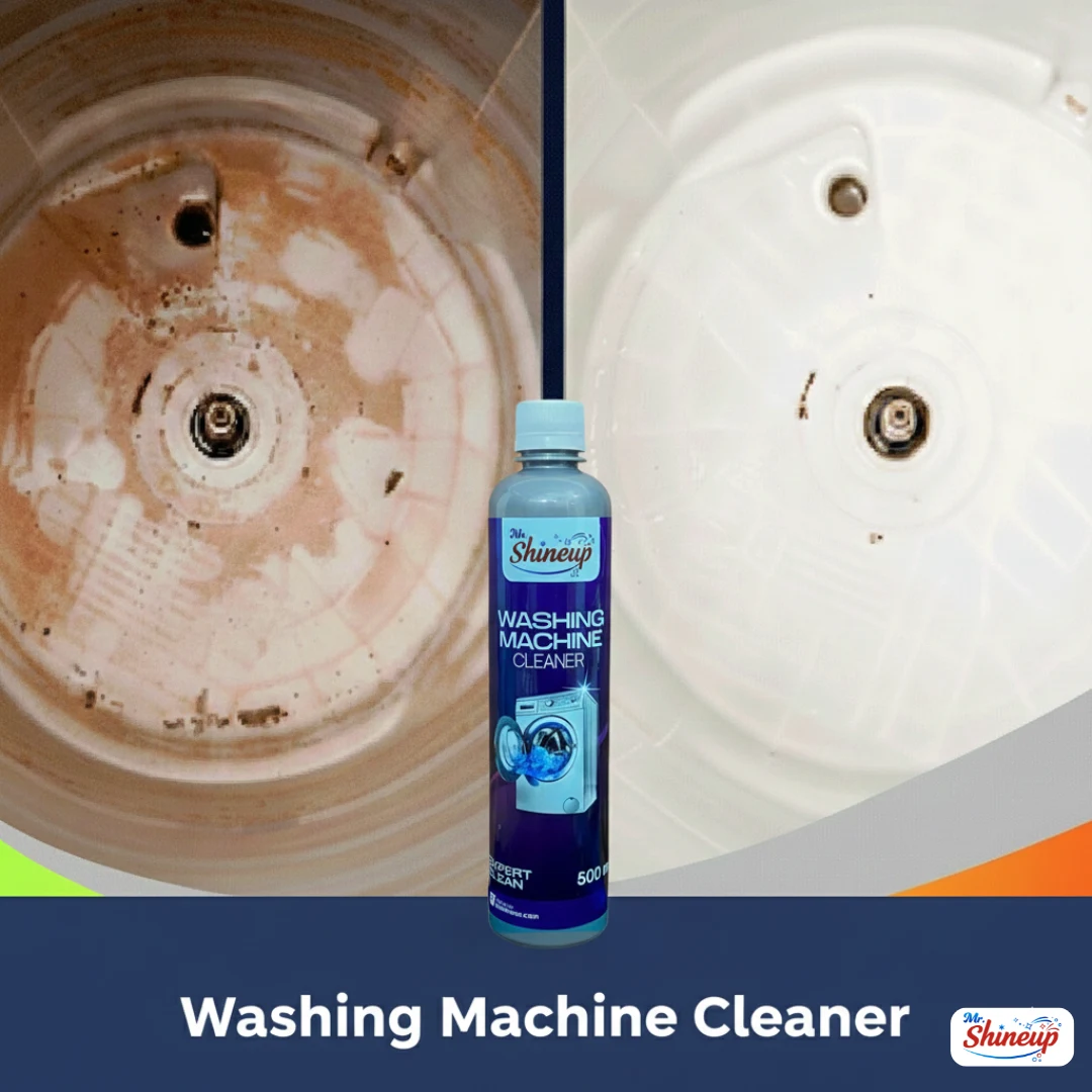 Mr Shineup Washing Machine Cleaner 500ml – Deep Cleaning Liquid for Top & Front Loading Washers