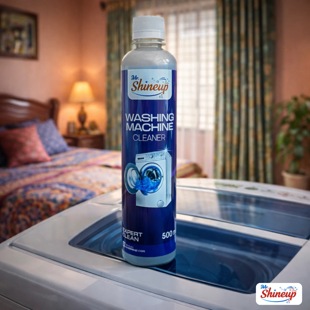 Mr Shineup Washing Machine Cleaner 500ml – Deep Cleaning Liquid for Top & Front Loading Washers